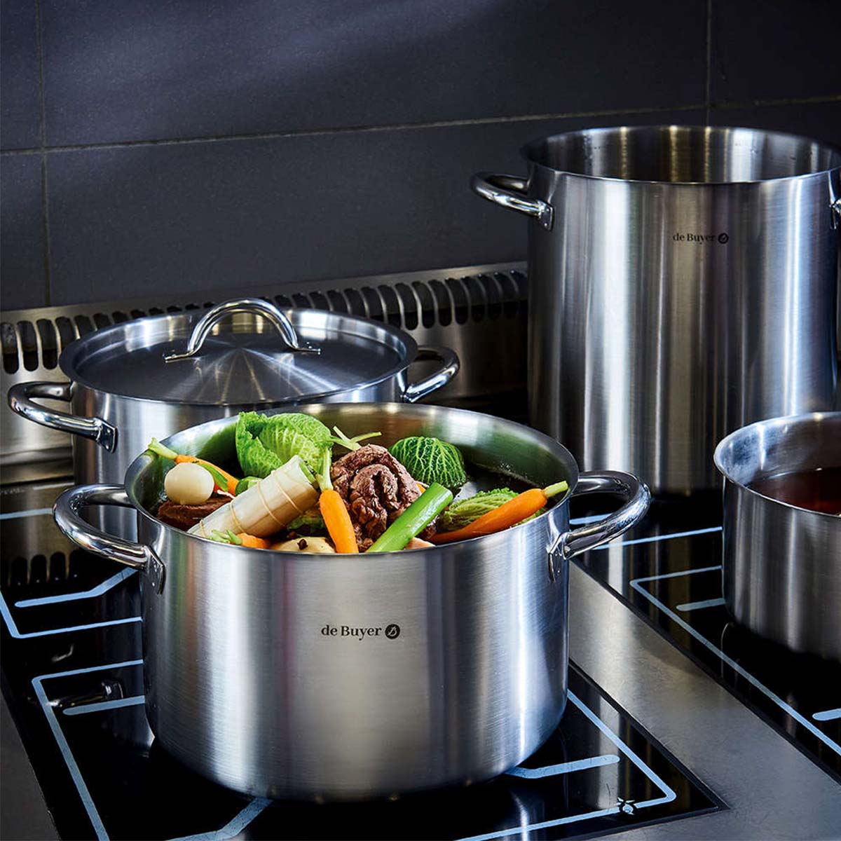 de Buyer PRIM'APPETY - Stainless Steel Lid - 18cm